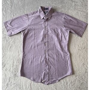 Stafford Men's Short Sleeve Button-Down Size 15